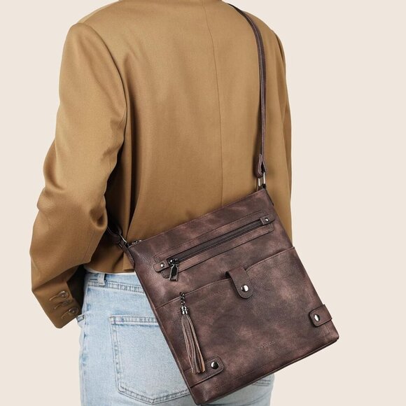 Crossbody Purses for Women Crossbody Bag, Designer Multi Pockets Shoulder Travel - Picture 2 of 9